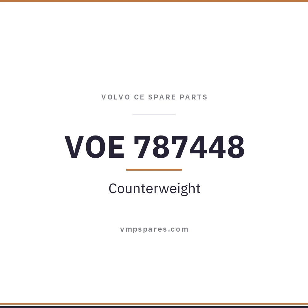 VOE 787448 – Counterweight