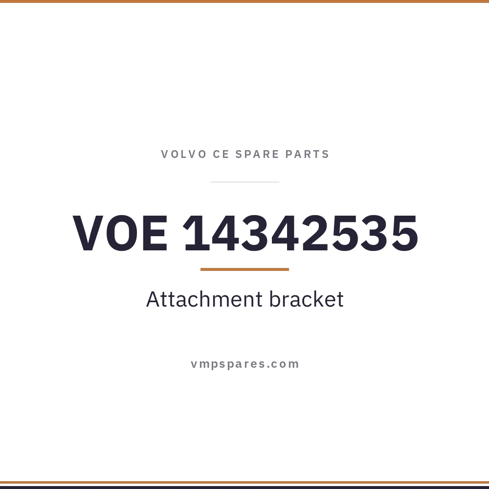 VOE 14342535 – Attachment bracket