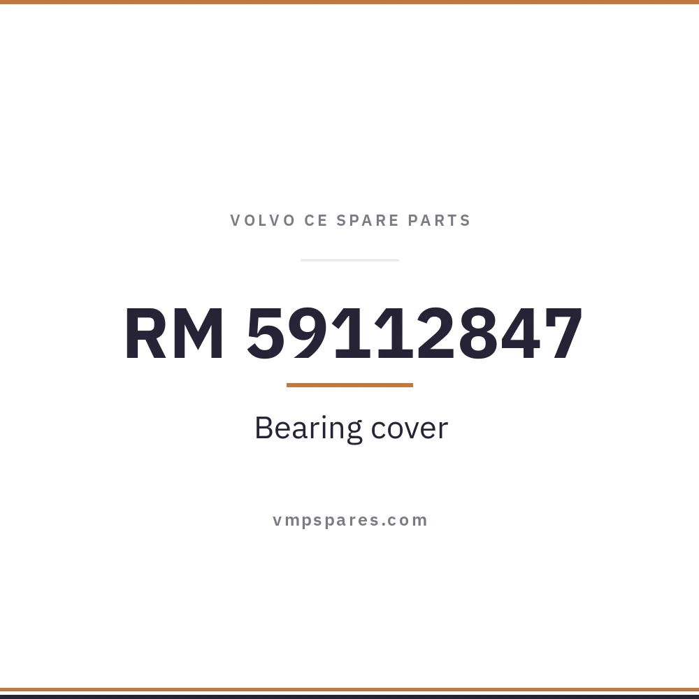 RM 59112847 – Bearing cover