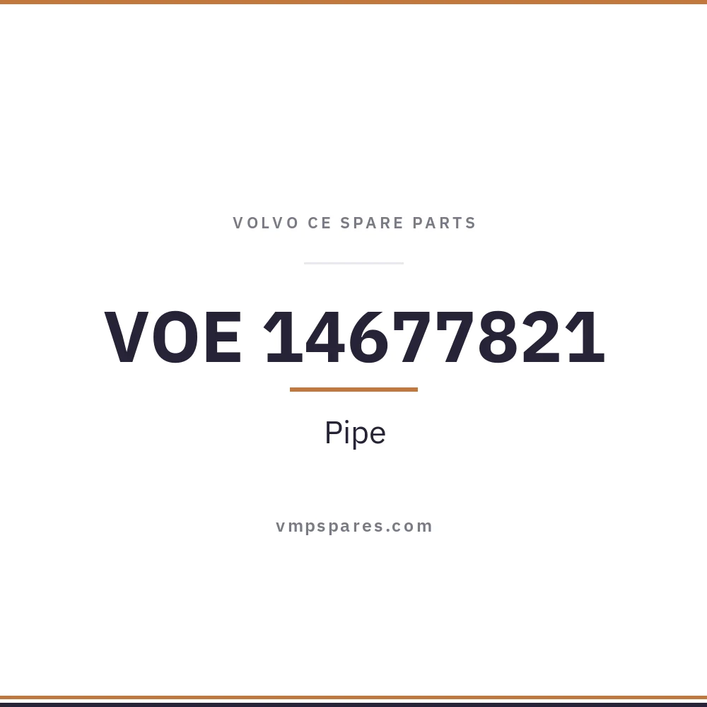 VOE 14677821 – Pipe