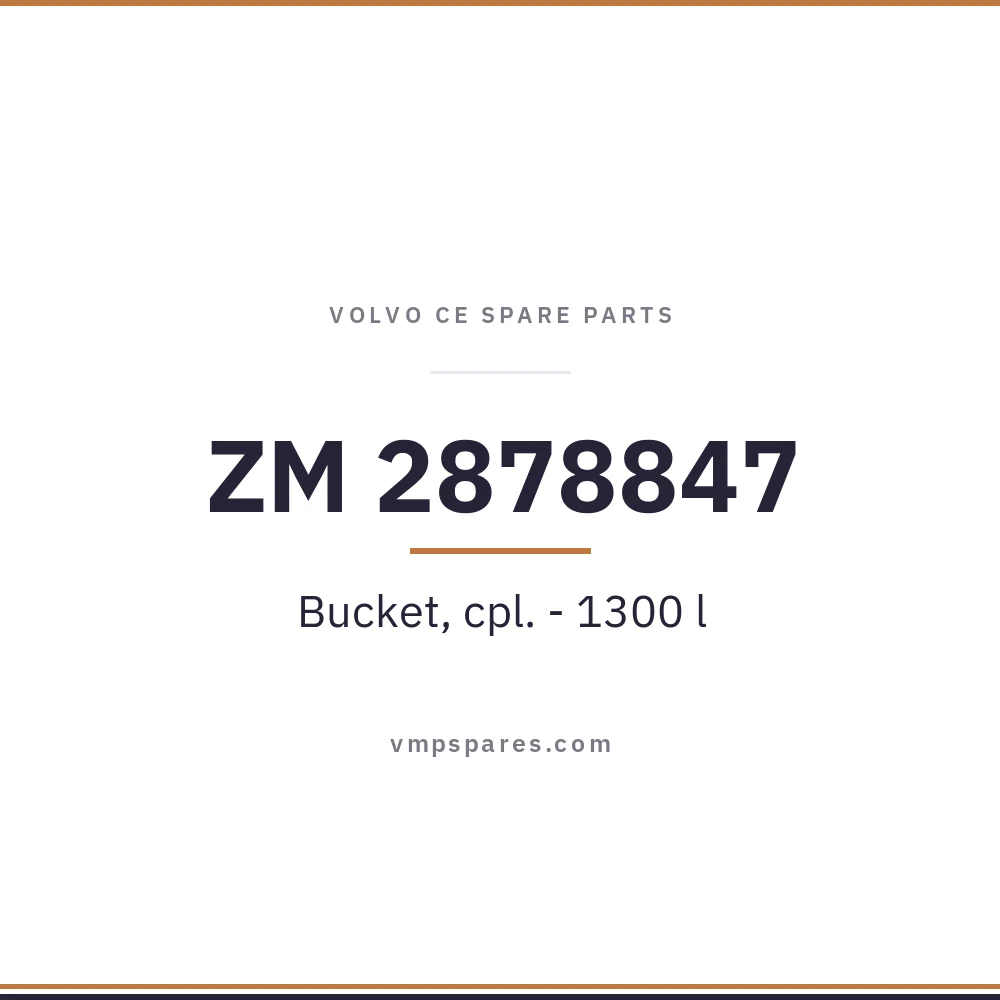 ZM 2878847 – Bucket, cpl. – 1300 l