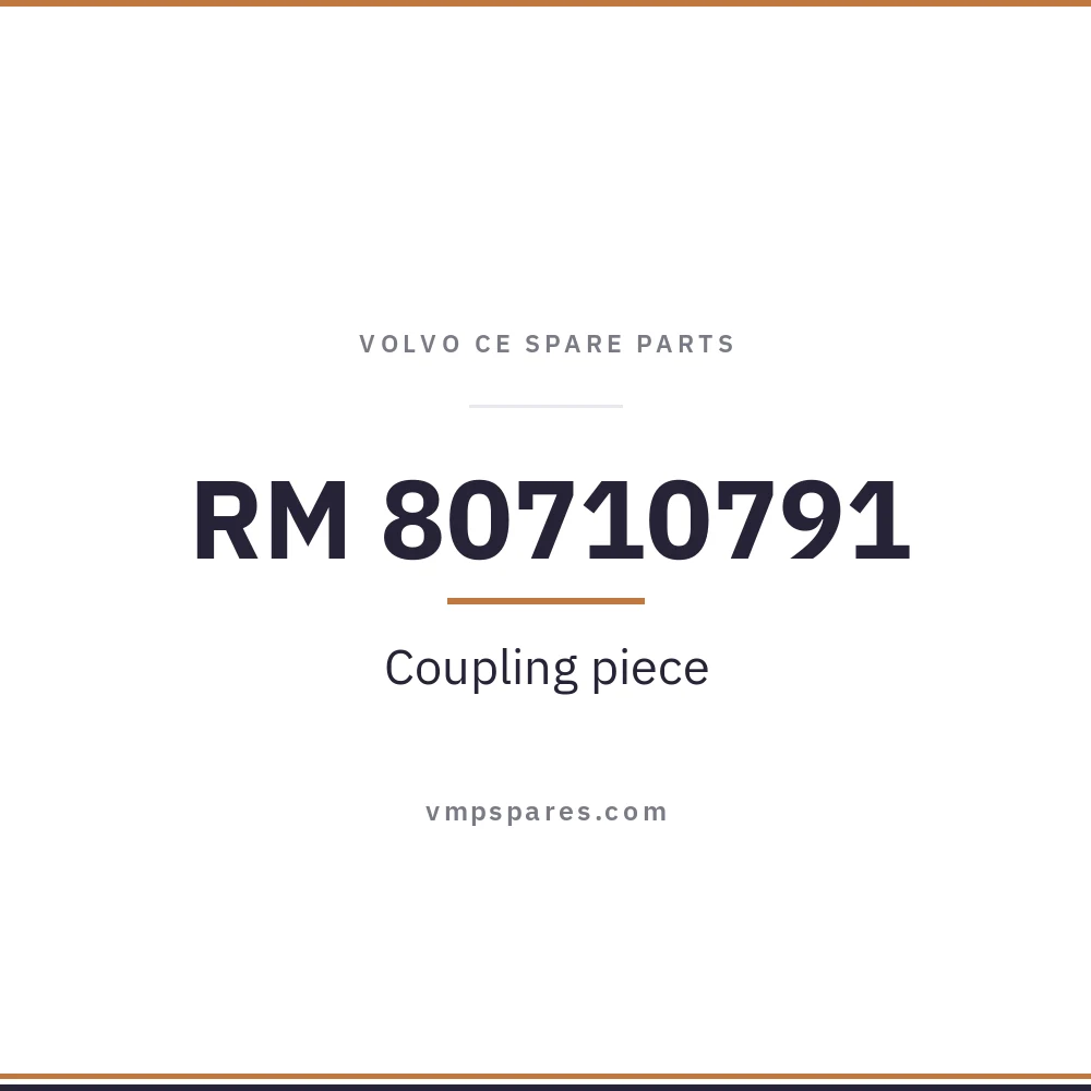 RM 80710791 – Coupling piece