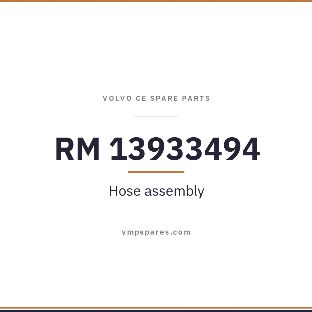 RM 13933494 – Hose assembly