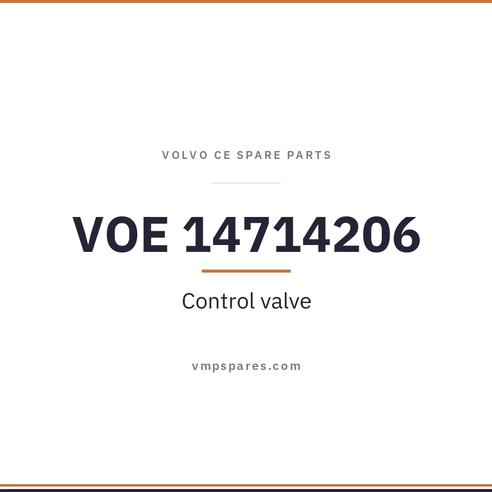 VOE 14714206 – Control valve