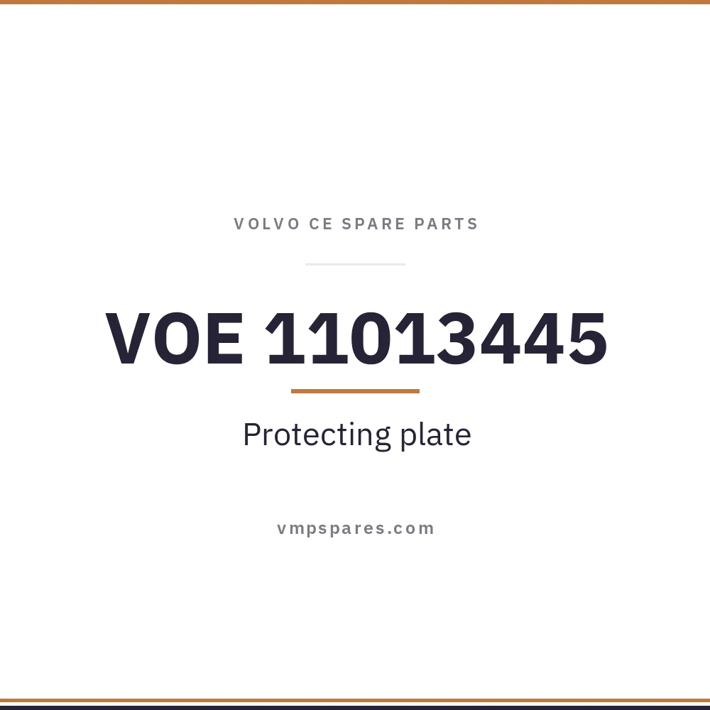 VOE 11013445 – Protecting plate