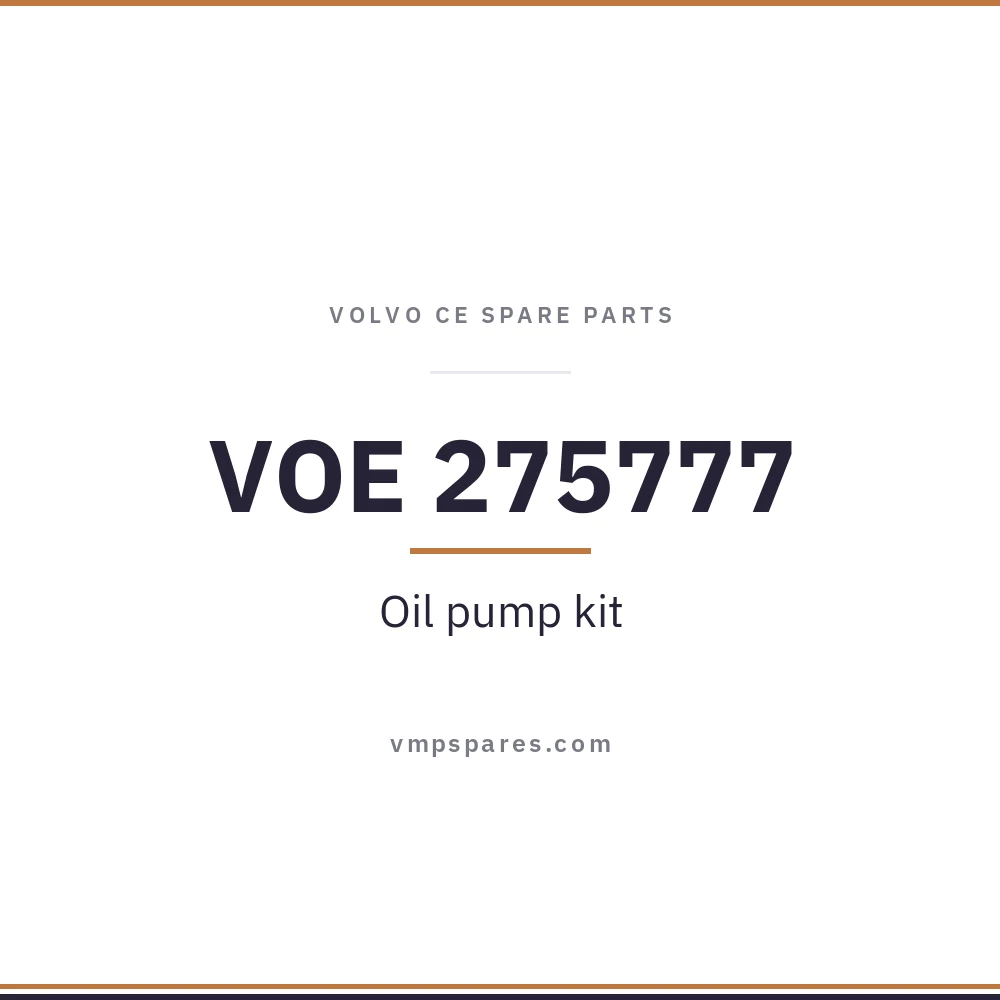 VOE 275777 – Oil pump kit