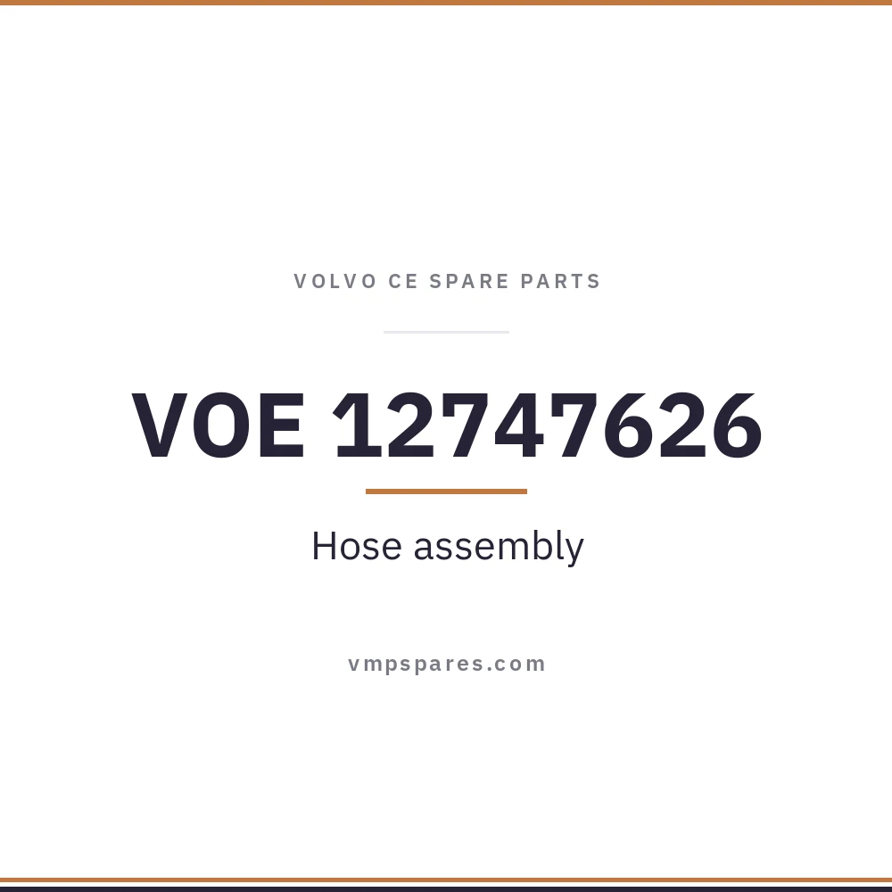 VOE 12747626 – Hose assembly
