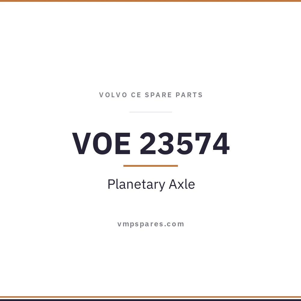 VOE 23574 – Planetary Axle