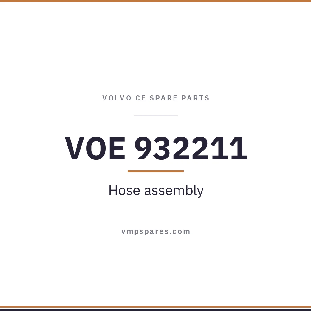 VOE 932211 – Hose assembly