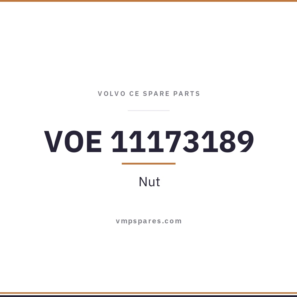 VOE 11173189 – Nut