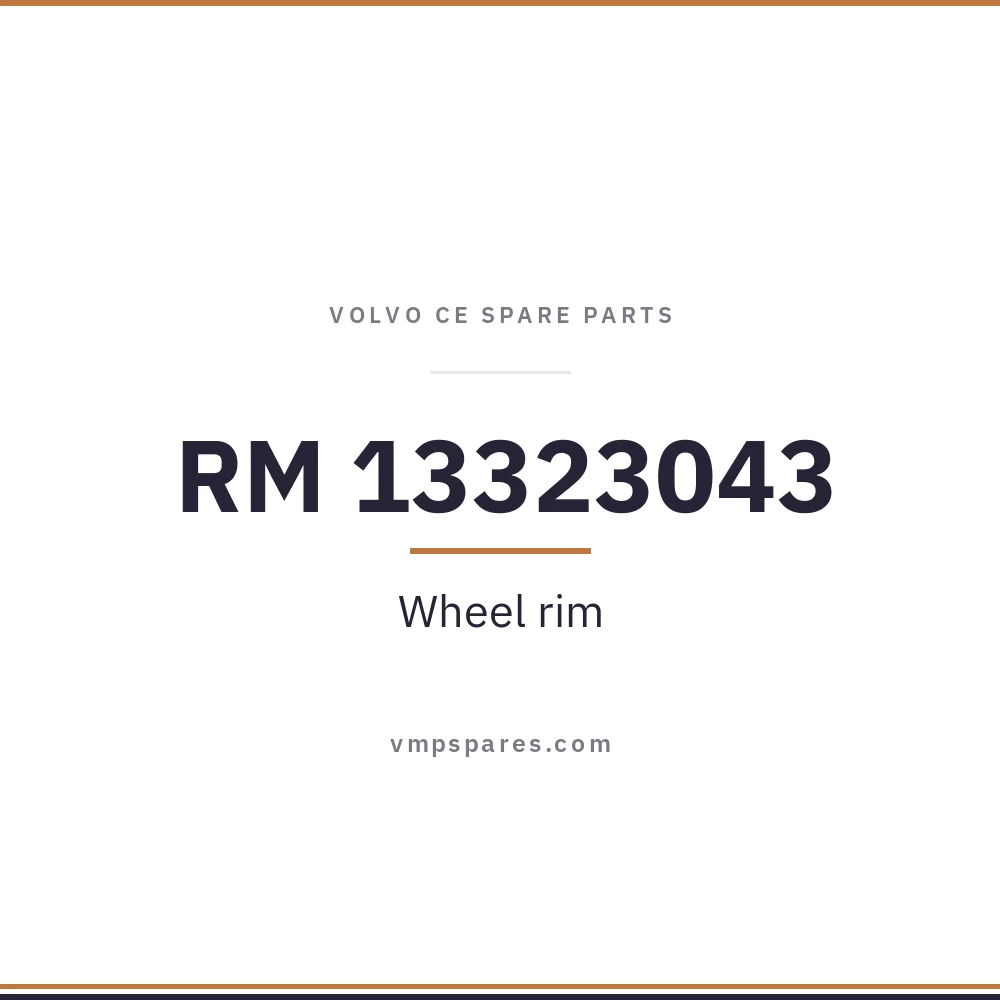 RM 13323043 – Wheel rim