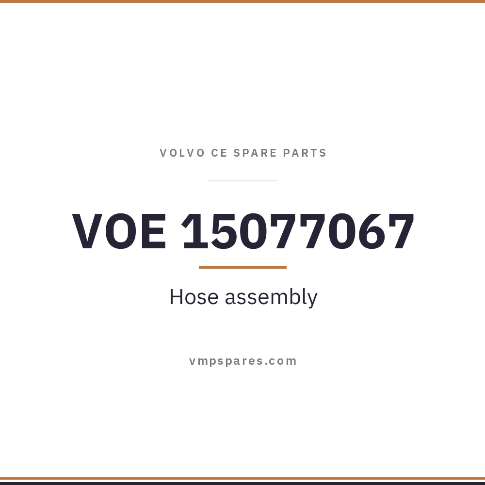 VOE 15077067 – Hose assembly