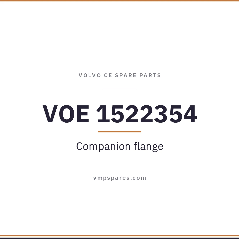 VOE 1522354 – Companion flange