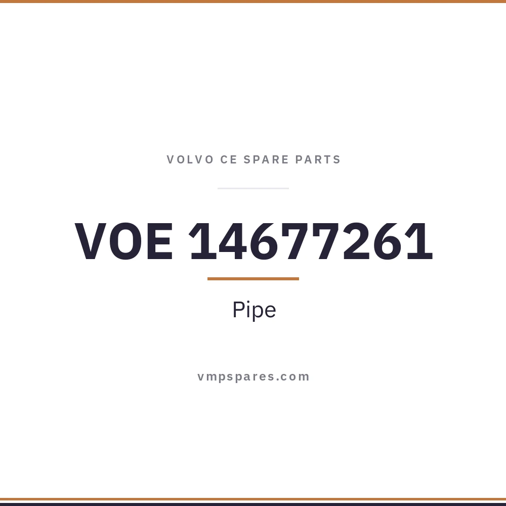 VOE 14677261 – Pipe