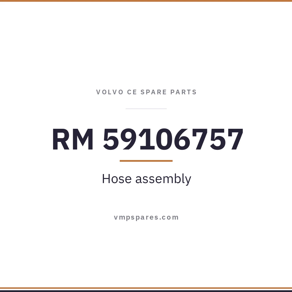 RM 59106757 – Hose assembly