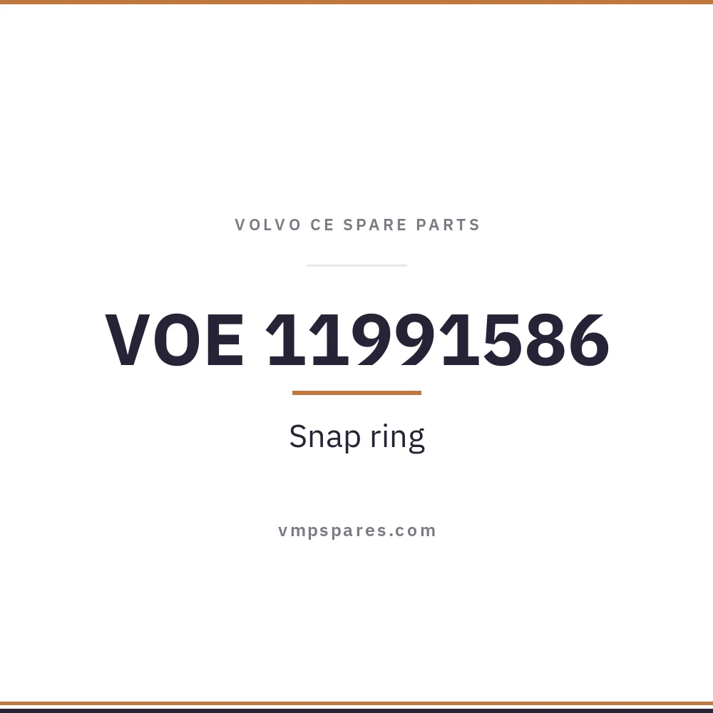 VOE 11991586 – Snap ring