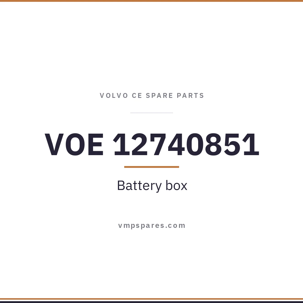 VOE 12740851 – Battery box