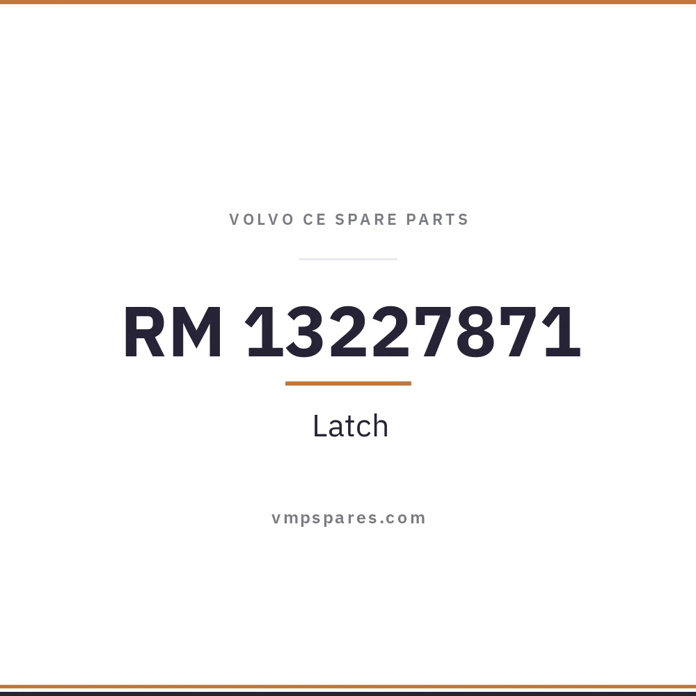 RM 13227871 – Latch
