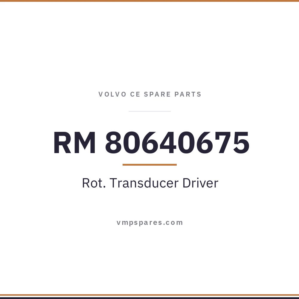 RM 80640675 – Rot. Transducer Driver