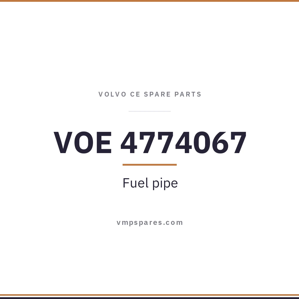 VOE 4774067 – Fuel pipe