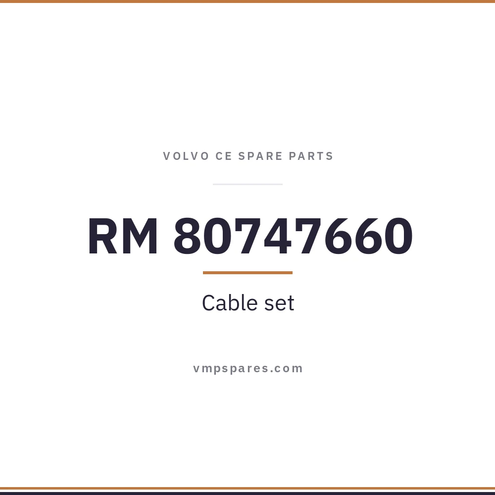 RM 80747660 – Cable set