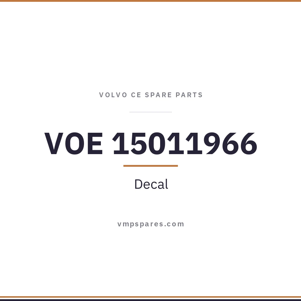 VOE 15011966 – Decal