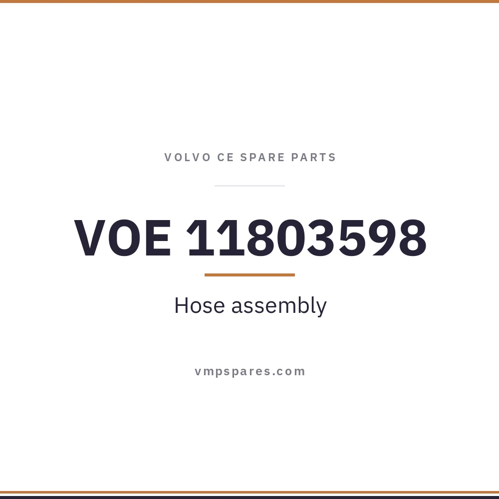 VOE 11803598 – Hose assembly