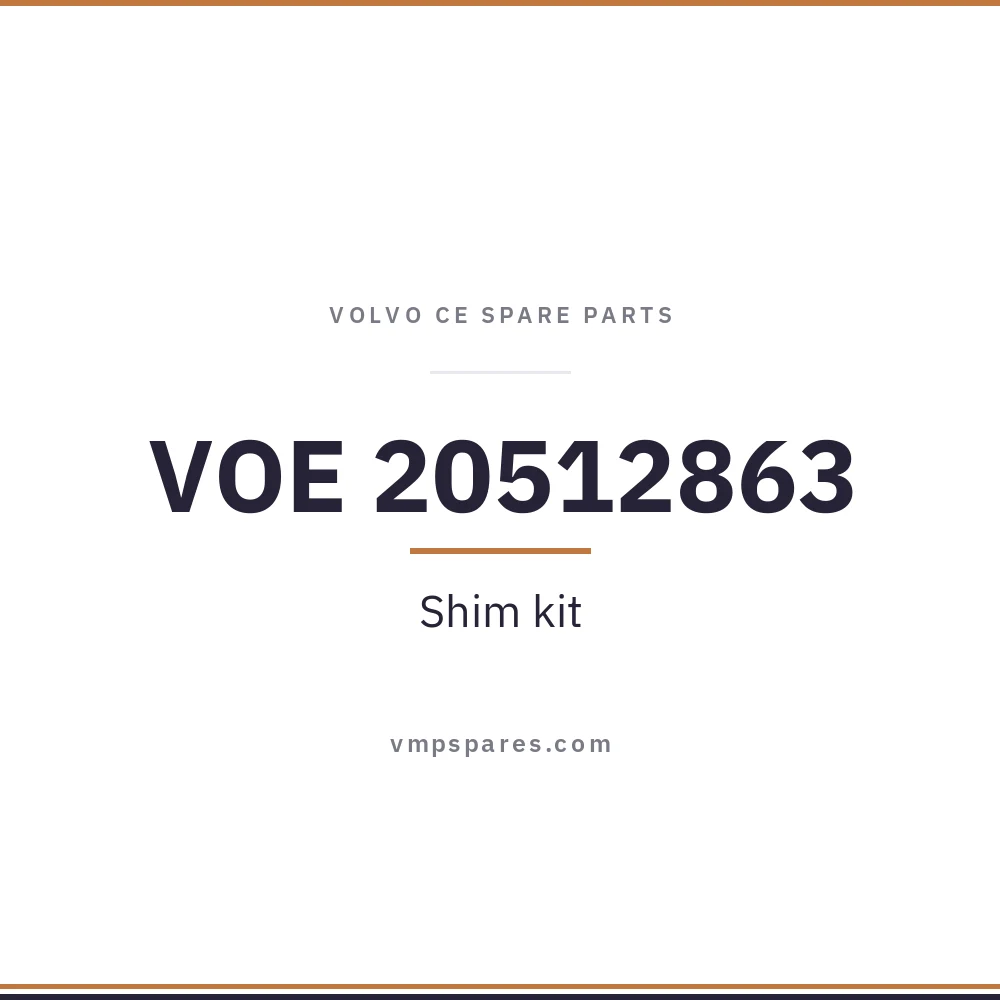 VOE 20512863 – Shim kit