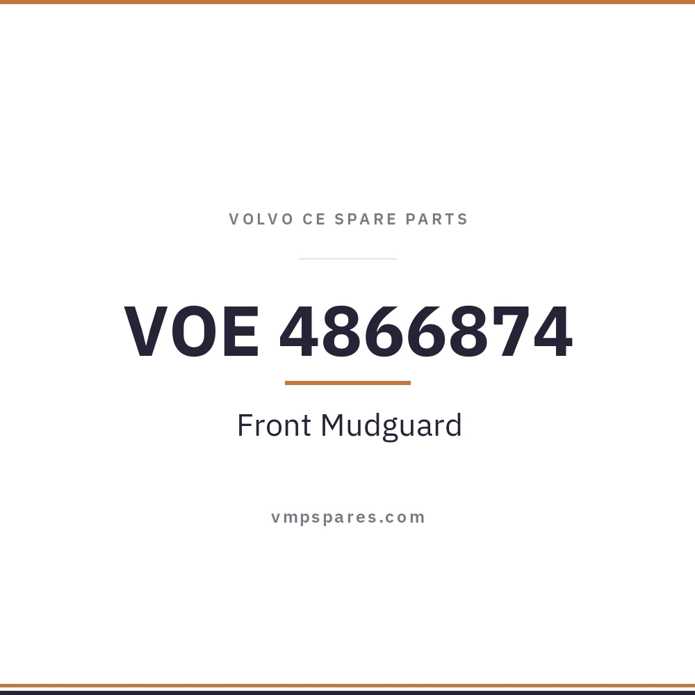 VOE 4866874 – Front Mudguard