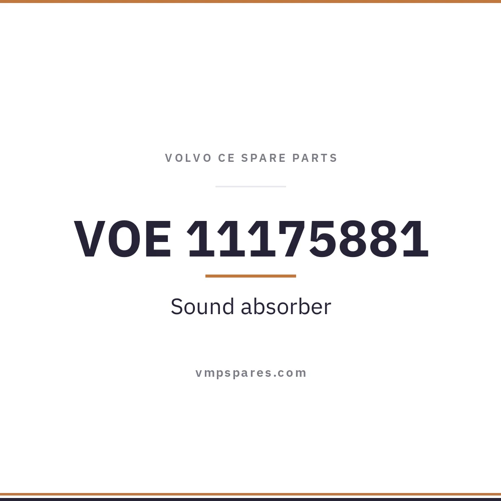 VOE 11175881 – Sound absorber