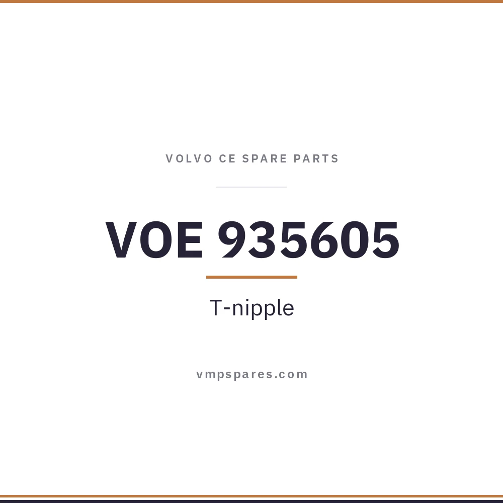 VOE 935605 – T-nipple