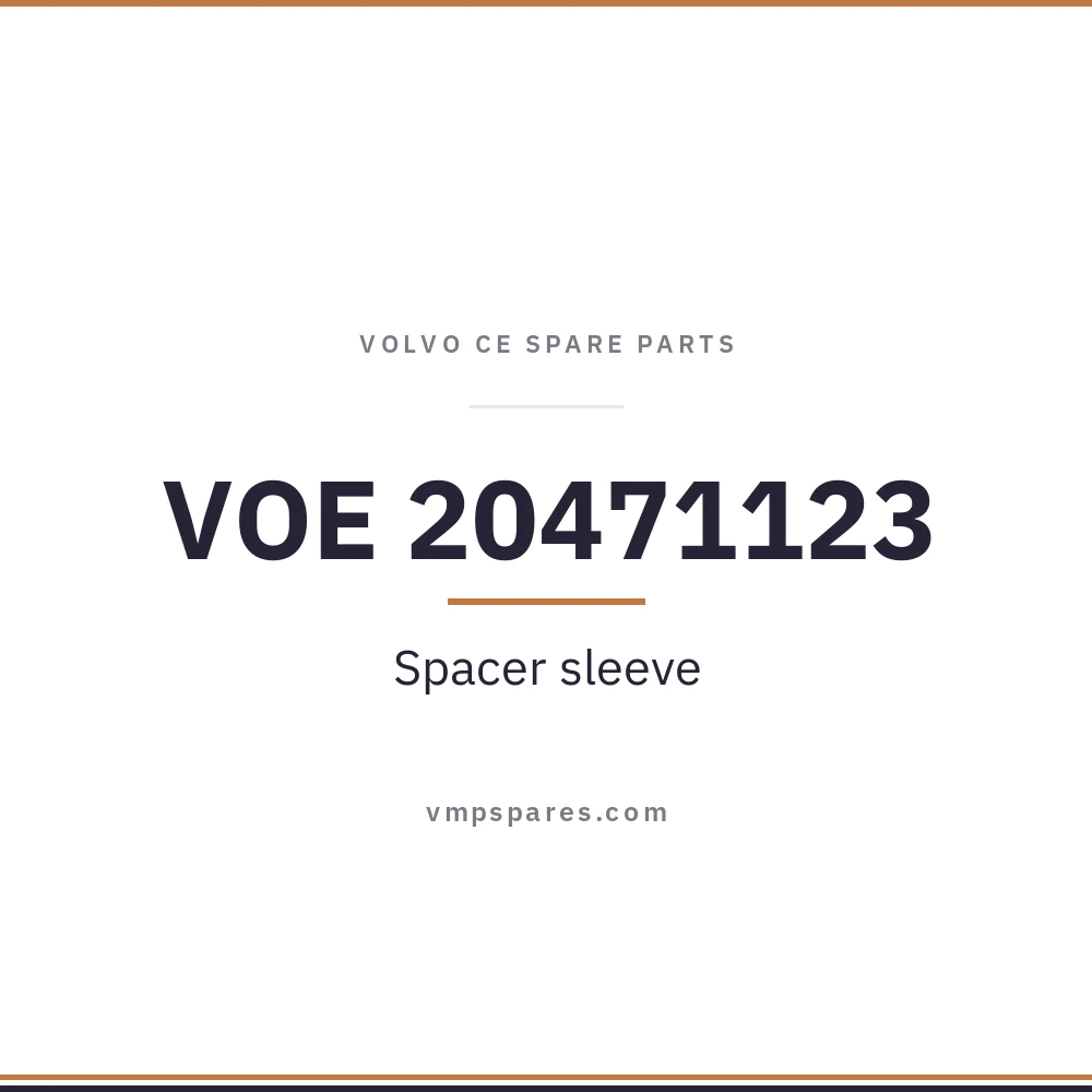 VOE 20471123 – Spacer sleeve