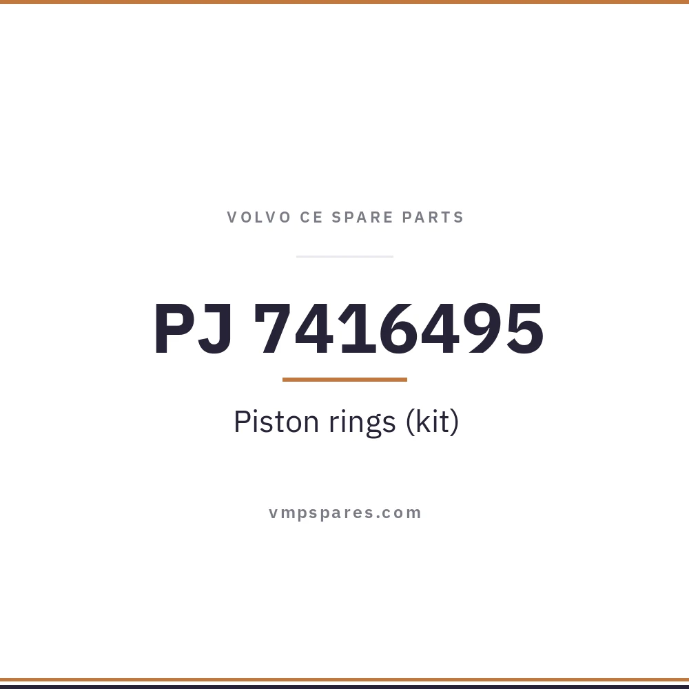 PJ 7416495 – Piston rings (kit)