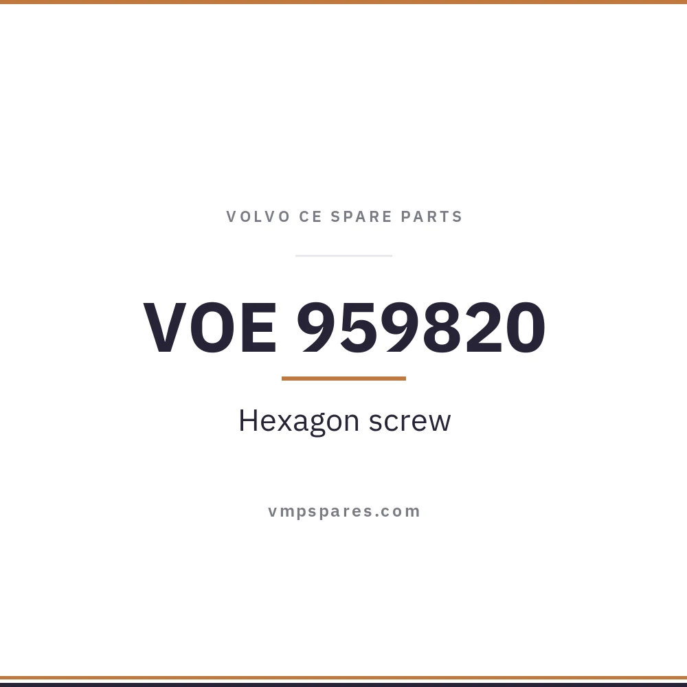 VOE 959820 – Hexagon screw