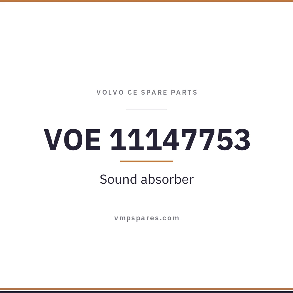 VOE 11147753 – Sound absorber
