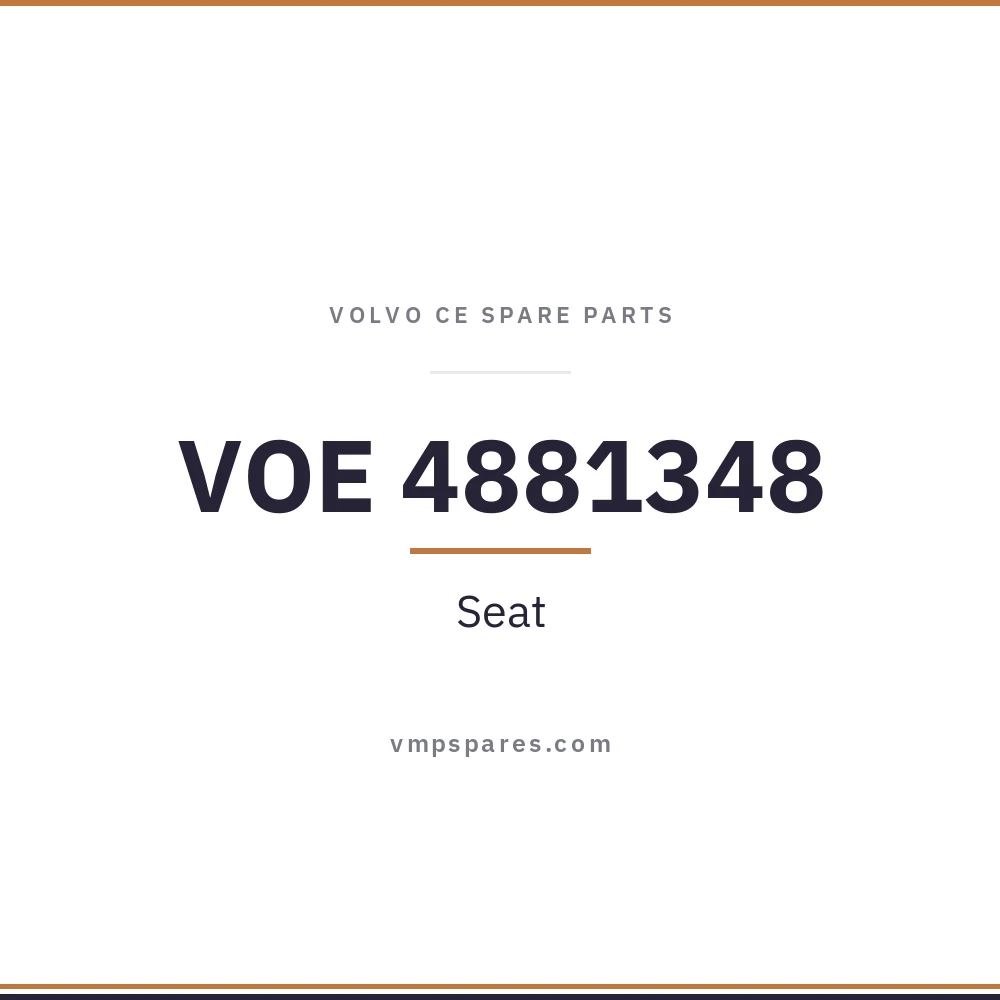 VOE 4881348 – Seat