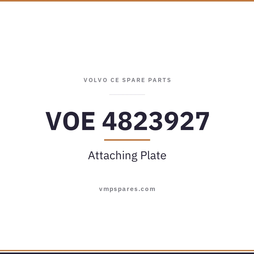 VOE 4823927 – Attaching Plate