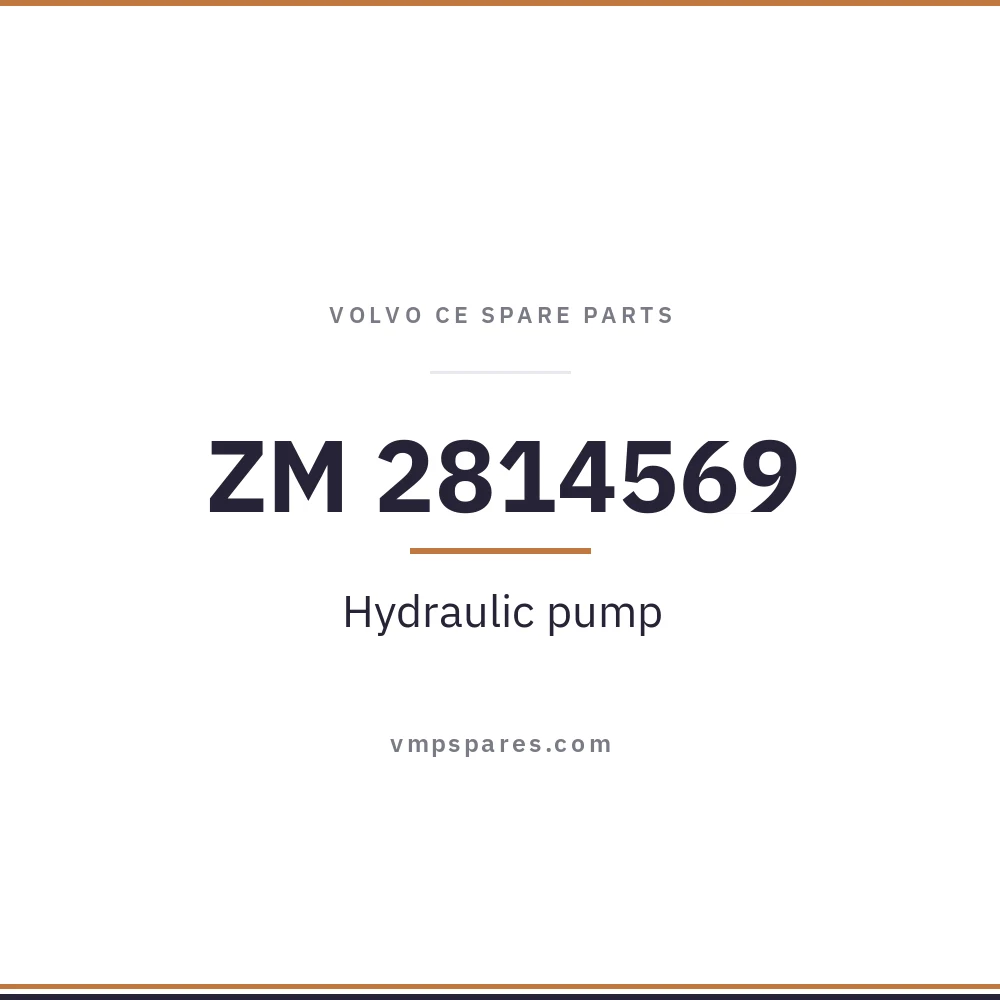 ZM 2814569 – Hydraulic pump
