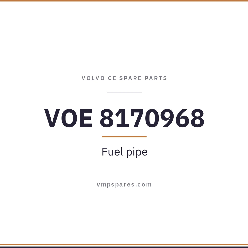 VOE 8170968 – Fuel pipe