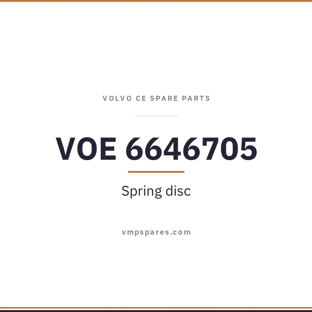 VOE 6646705 – Spring disc