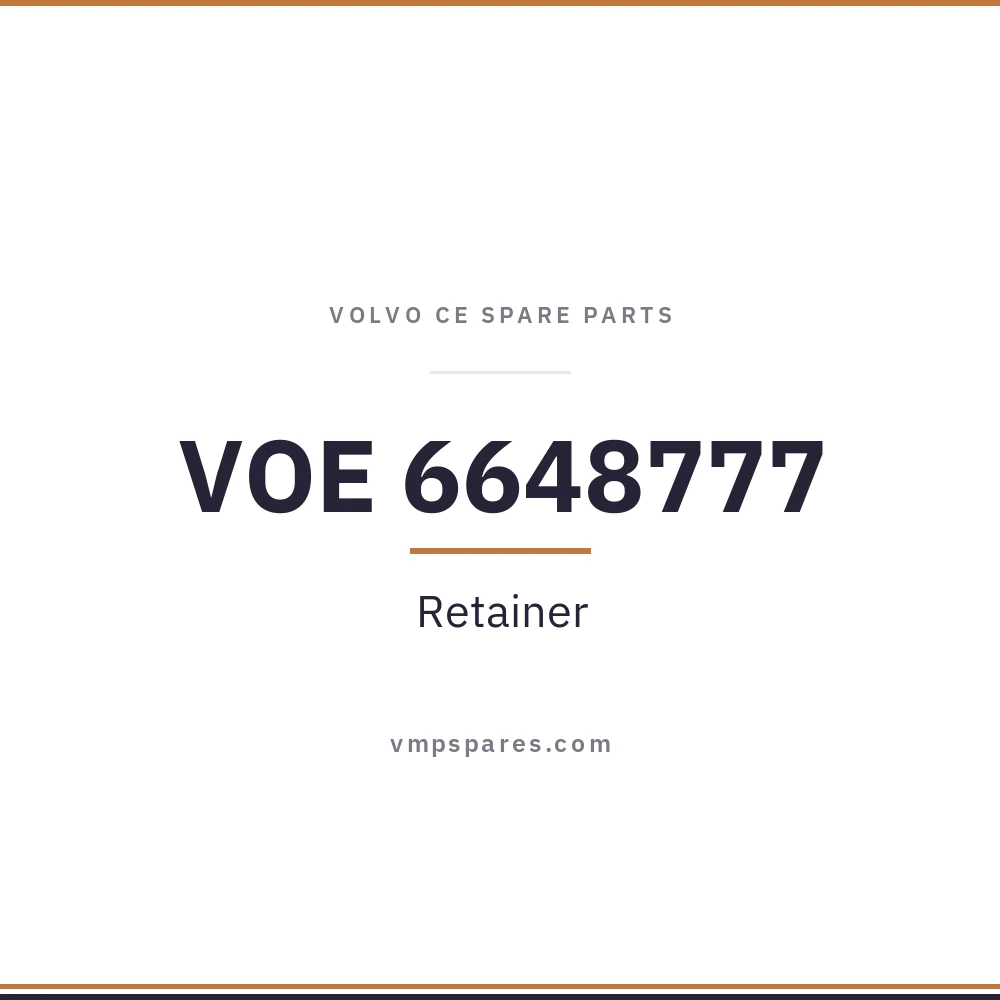 VOE 6648777 – Retainer