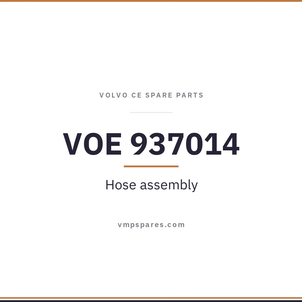VOE 937014 – Hose assembly