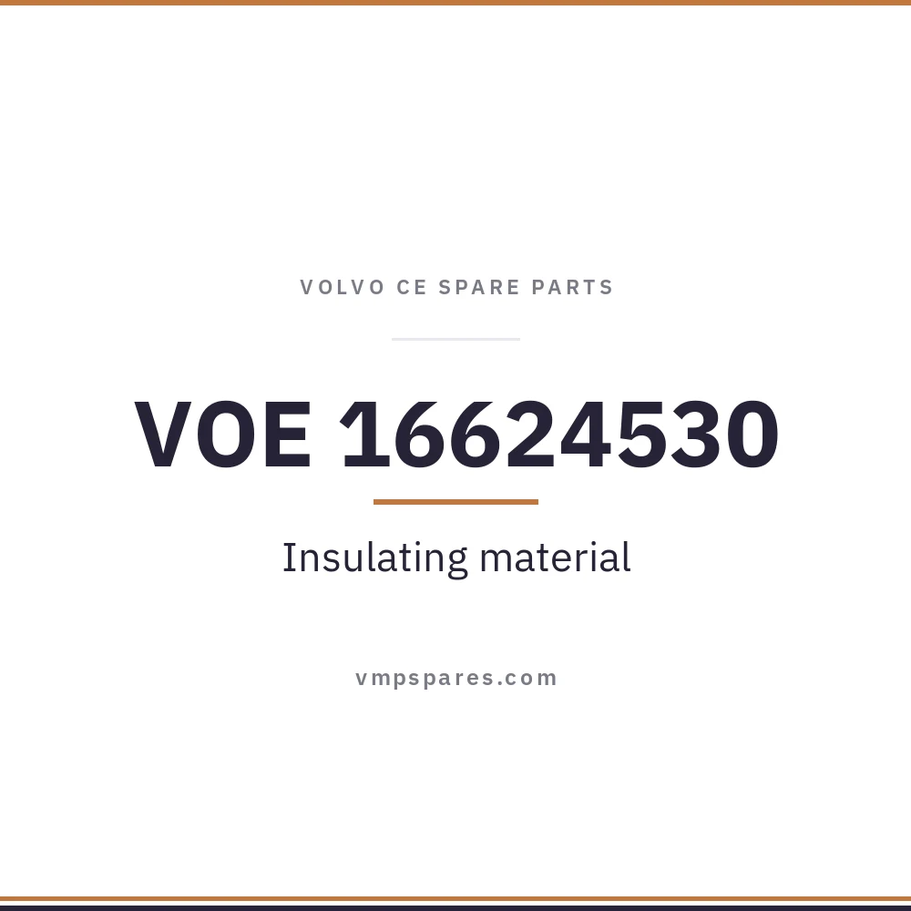 VOE 16624530 – Insulating material