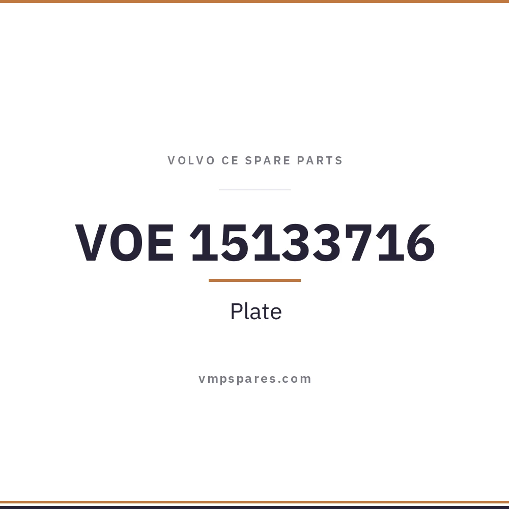 VOE 15133716 – Plate