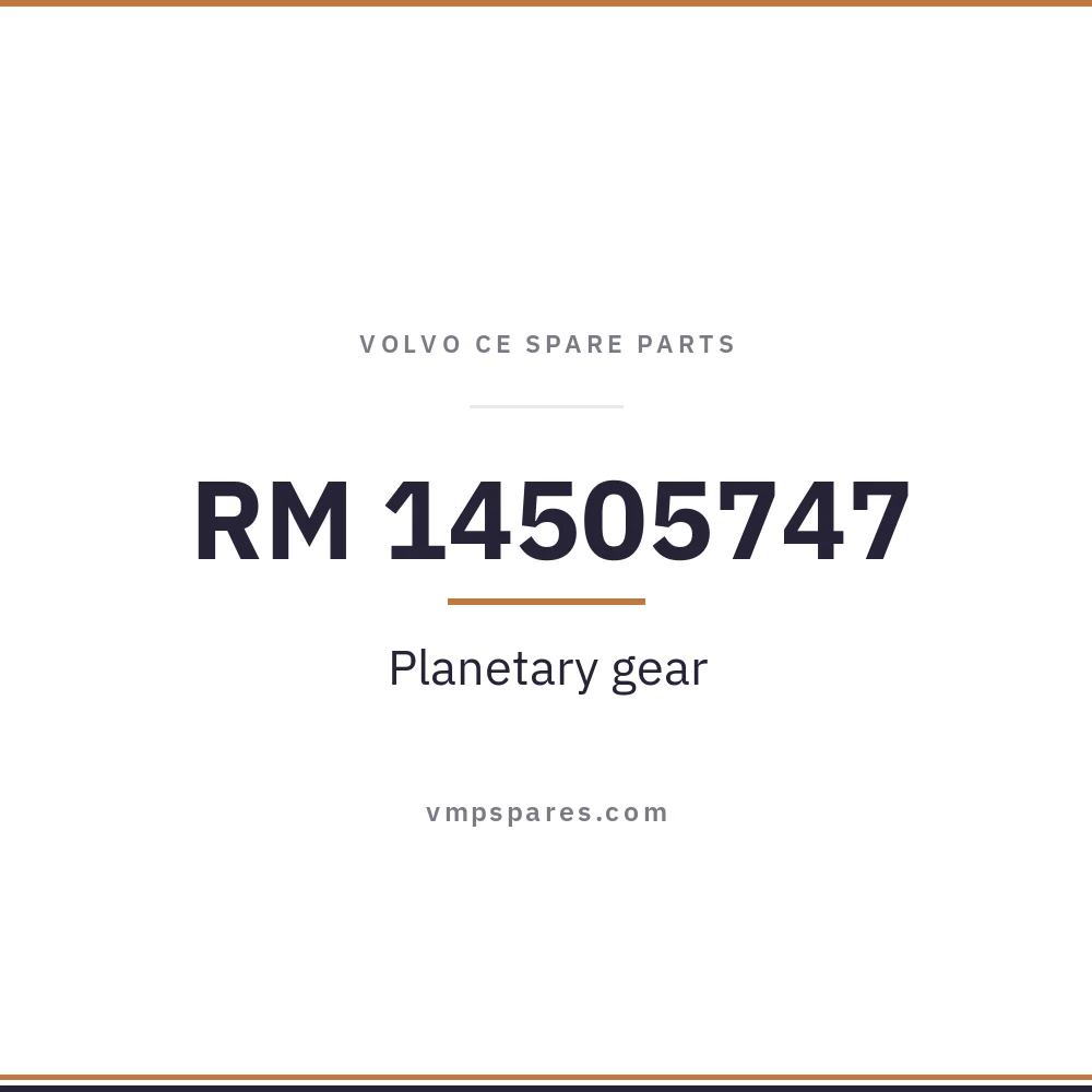 RM 14505747 – Planetary gear