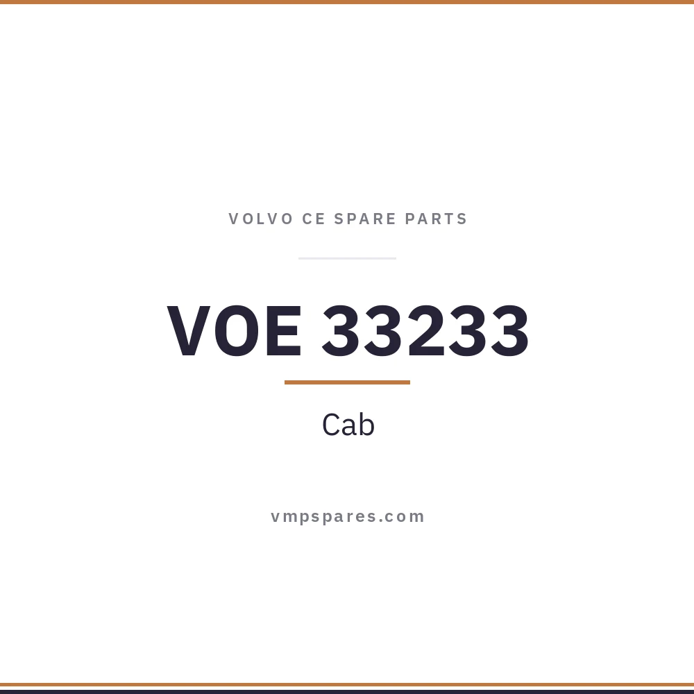 VOE 33233 – Cab