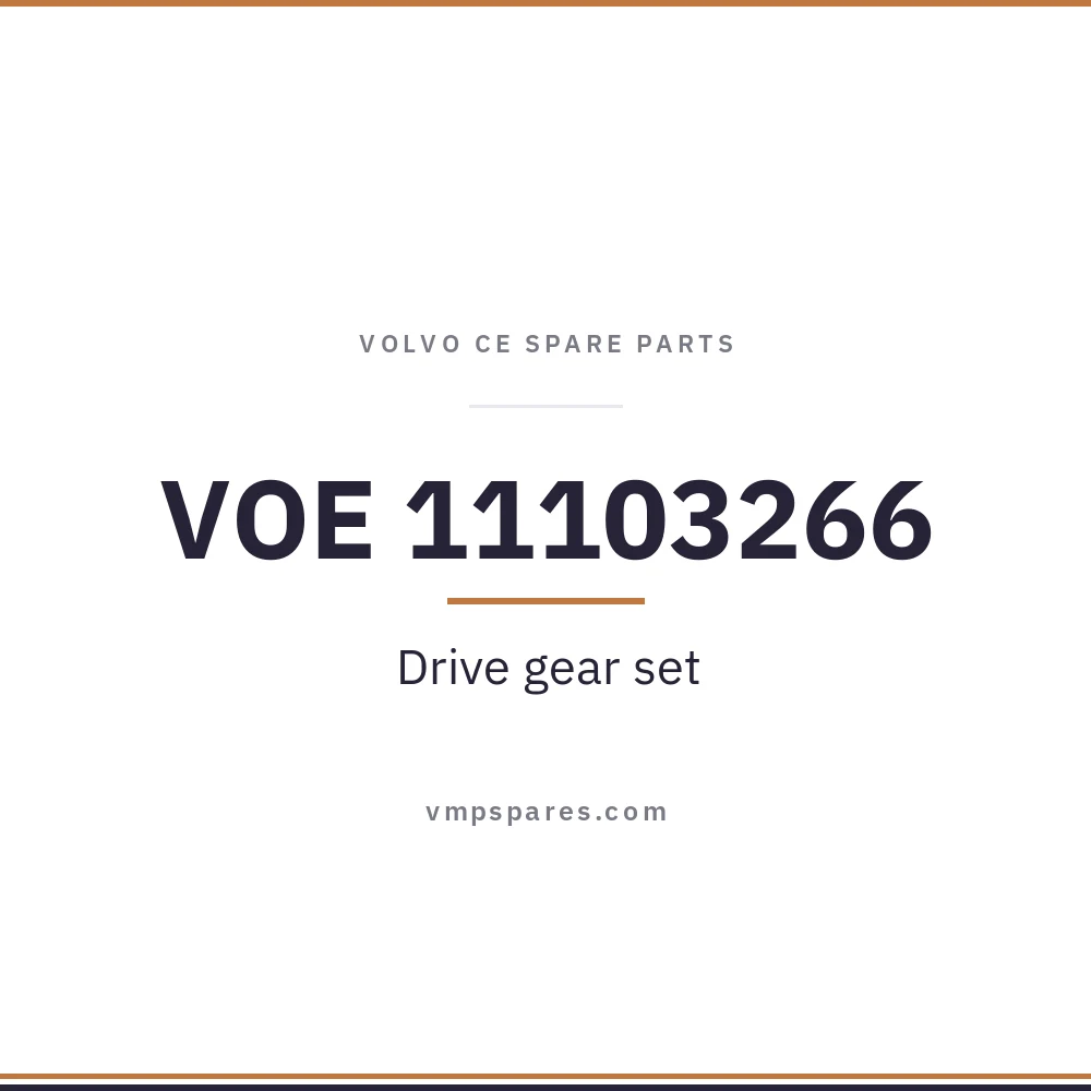 VOE 11103266 – Drive gear set