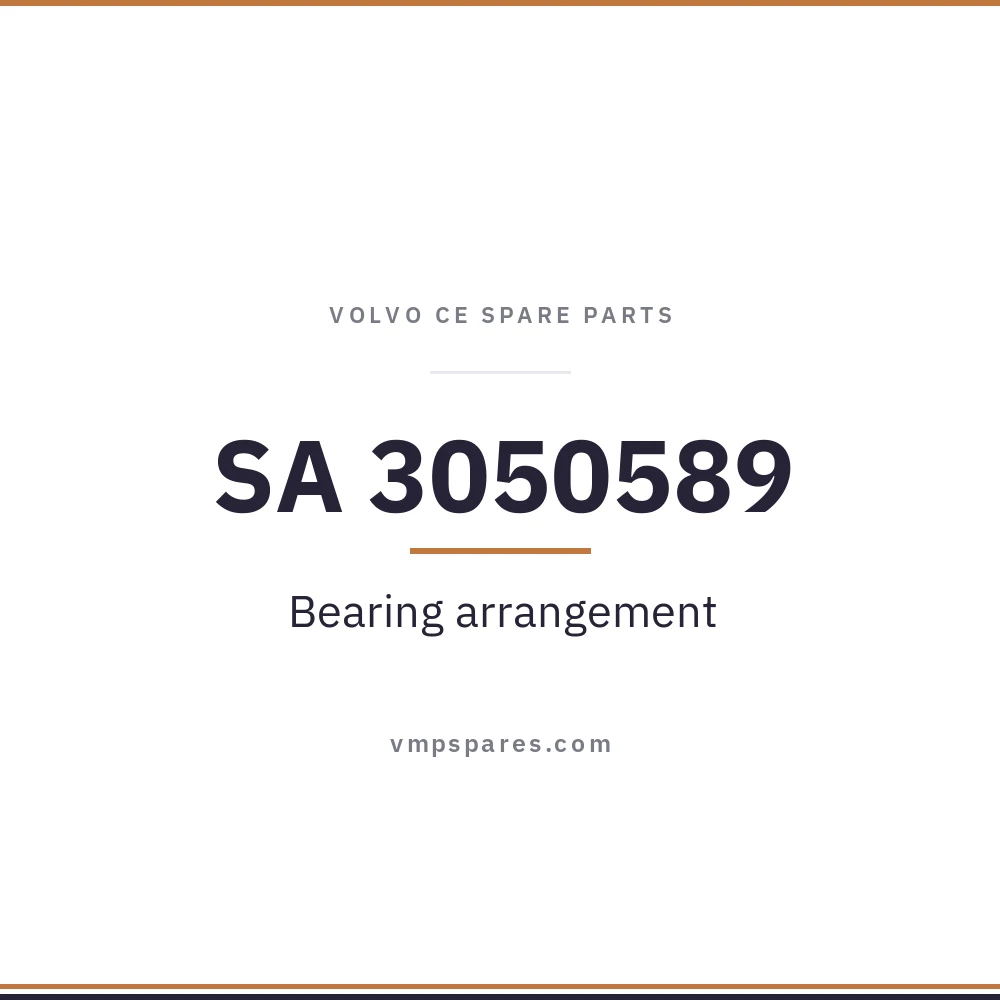 SA 3050589 – Bearing arrangement