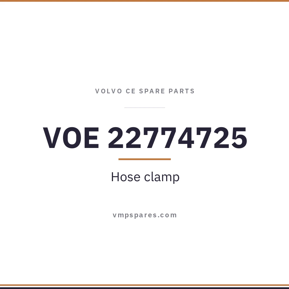 VOE 22774725 – Hose clamp
