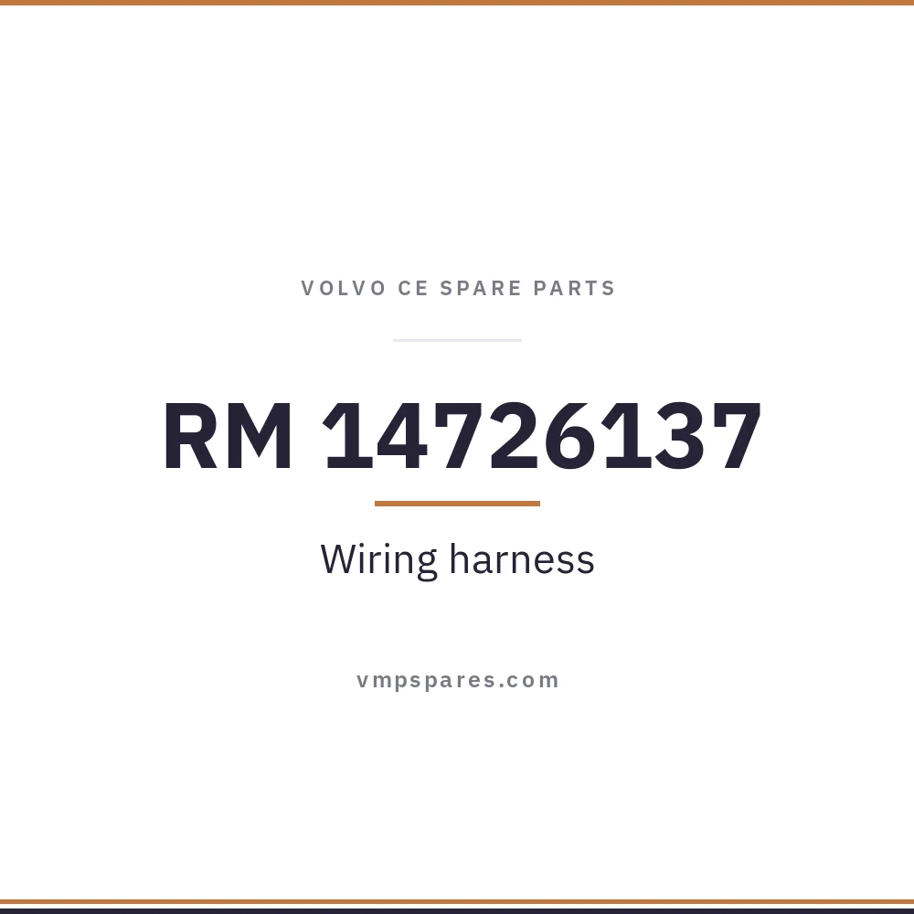 RM 14726137 – Wiring harness